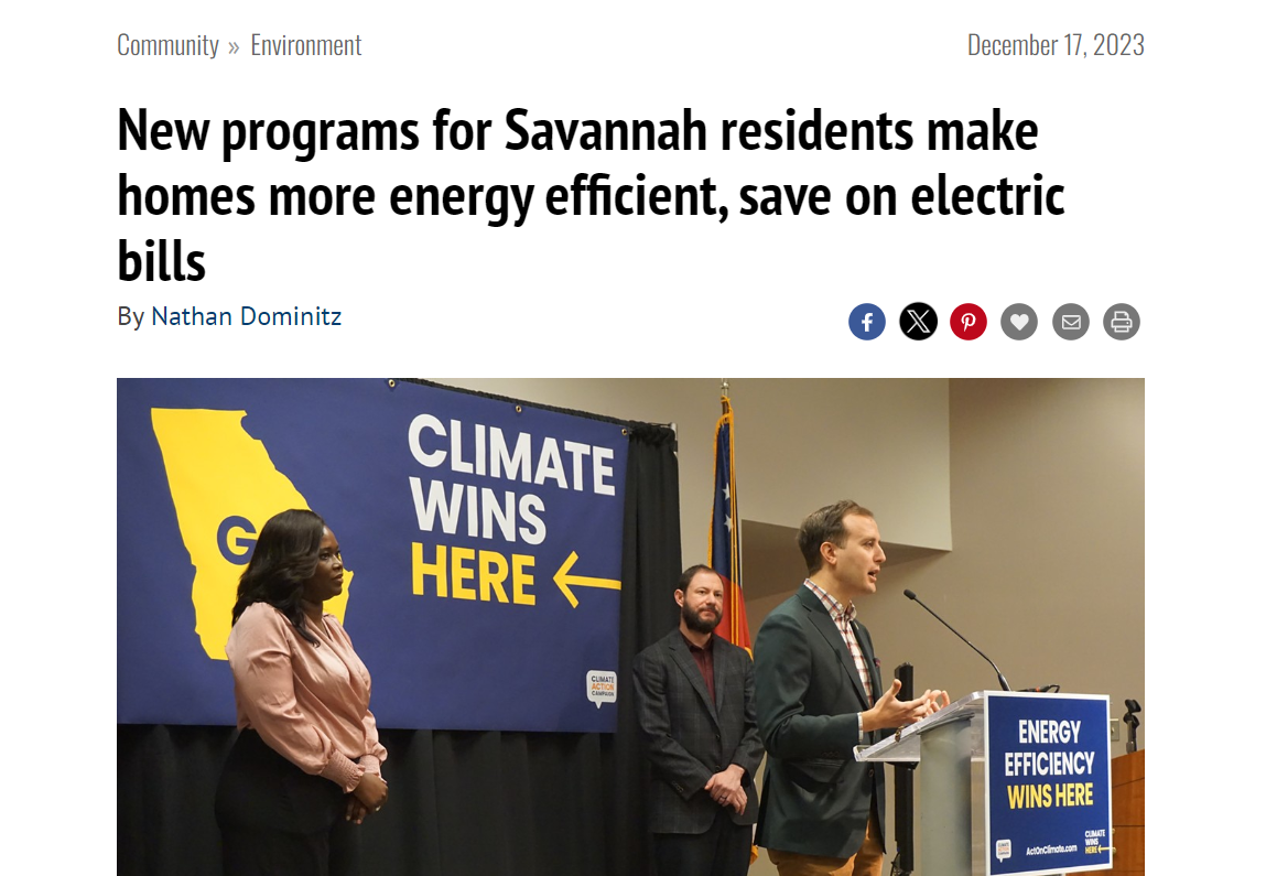 New programs for Savannah residents make homes more energy efficient, save on electric bills