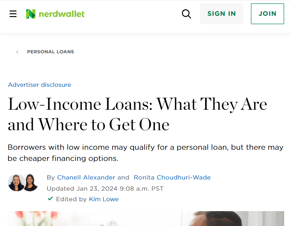 Low-Income Loans: What They Are and Where to Get One