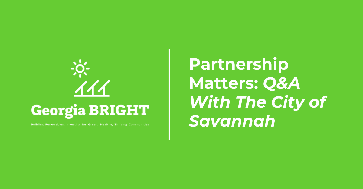 A Partnership That Matters – Q&A with the City of Savannah