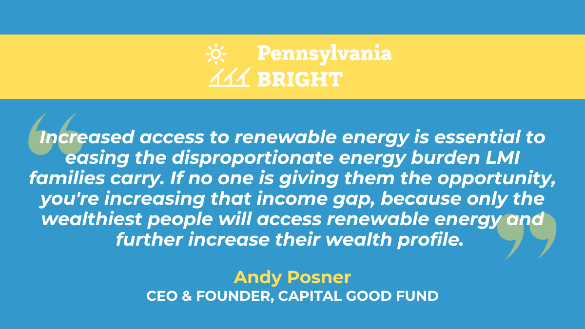 Capital Good Fund Receives $1.15M in Local Funding to Make Solar Accessible for 100 Low-to-Moderate Income Families in Allegheny and Surrounding Counties 